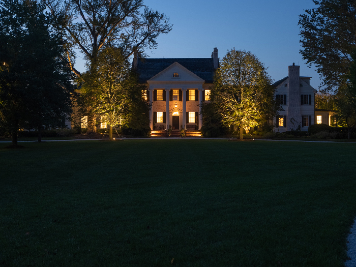 Dorchester Maryland Home Landscape Lighting