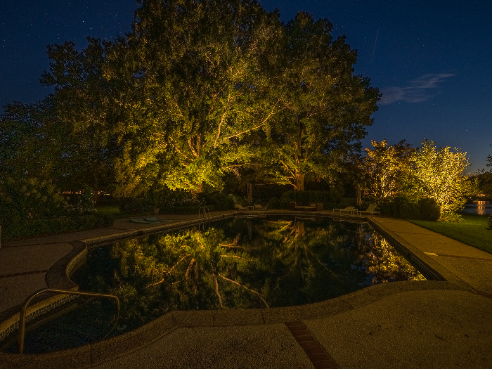 Montgomery Maryland Backyard Landscape Lighting