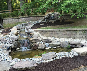 Waterfall Pond & Stream Installation Maryland